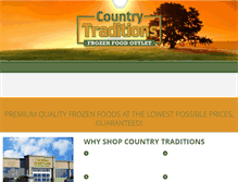 Tablet Screenshot of countrytraditions.ca